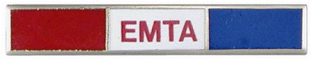 Hook Fast Specialties EMTA Three panel Commendation Bar Style # 7435 <br>1 3/4