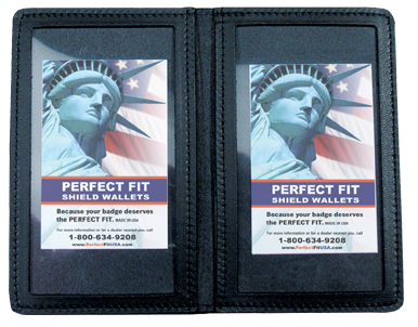 Perfect Fit Duty Leather Book Style Case with Double ID Style # 503