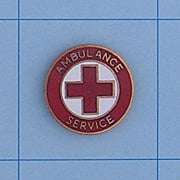 Ambulance Service with Red Cross - 2214: Badges Ex Cetera