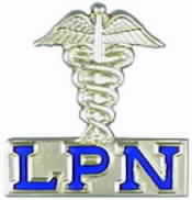 LPN Caduceus Emblem Style 4393: Badges Ex Cetera