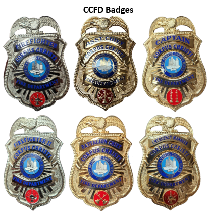 Corpus Christi Fire Department Badges