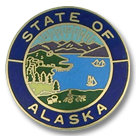 State of Alaska Seal: Badges Ex Cetera