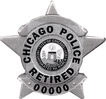 CHICAGO POLICE DEPARTMENT STAR LAPEL PIN: Captain - Chicago Cop Shop