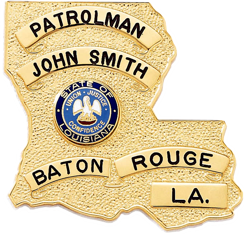 Custom Louisiana Boot Badge Reel