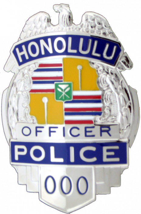 Honolulu Hawaii Custom Badge