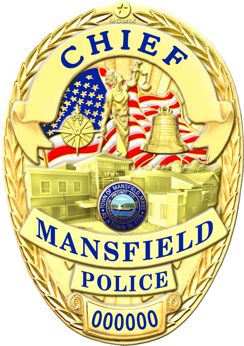 Mansfield MA Police Department Badge