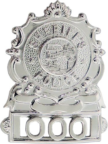 Cook County Illinois Sheriff Department Cap Badge