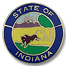 State of Indiana Seal: Badges Ex Cetera