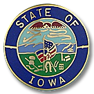 State of Iowa Seal: Badges Ex Cetera