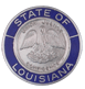 Louisiana blue border