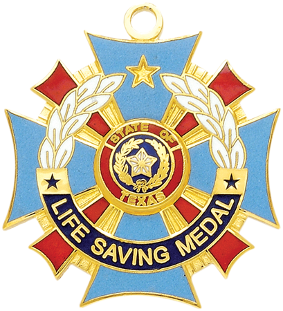 Louisiana Game Warden Life Saving Medal