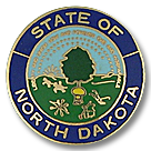 State of North Dakota Seal: Badges Ex Cetera