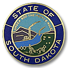 State of South Dakota Seal: Badges Ex Cetera