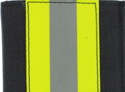 Black PBI with yellow stripe