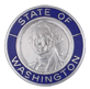 Washington blue border