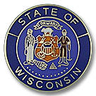 State of Wisconsin Seal: Badges Ex Cetera